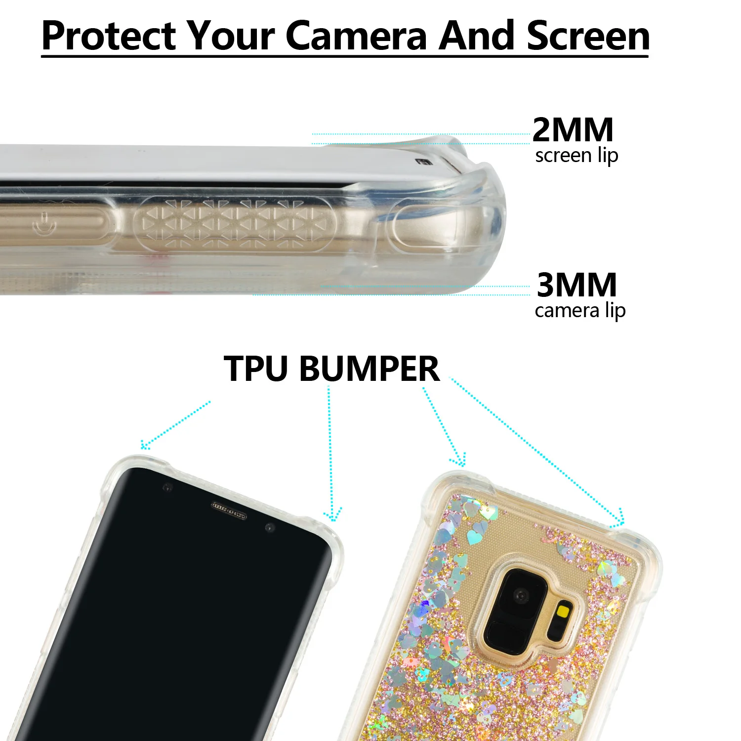 Шикарный чехол для Samsung Galaxy S9 S 9 SM-G960F/DS SM-G960F Мягкий Жидкий динамический SM G960F/DS G960F