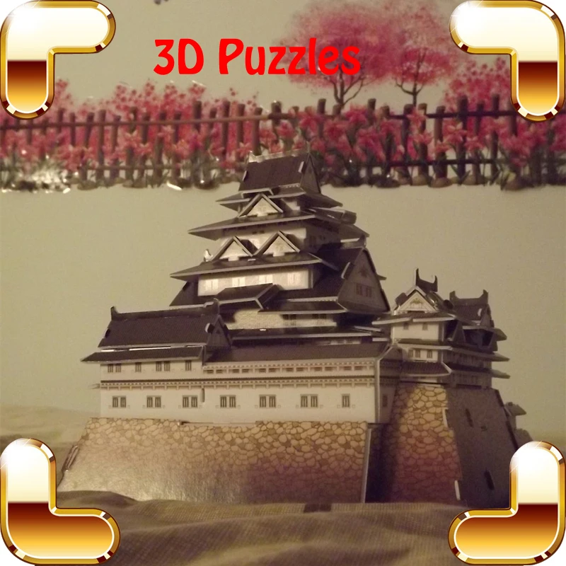 Новогодний подарок модель 3D пазлов Himeji-Jo японский старинный замок Shogunate