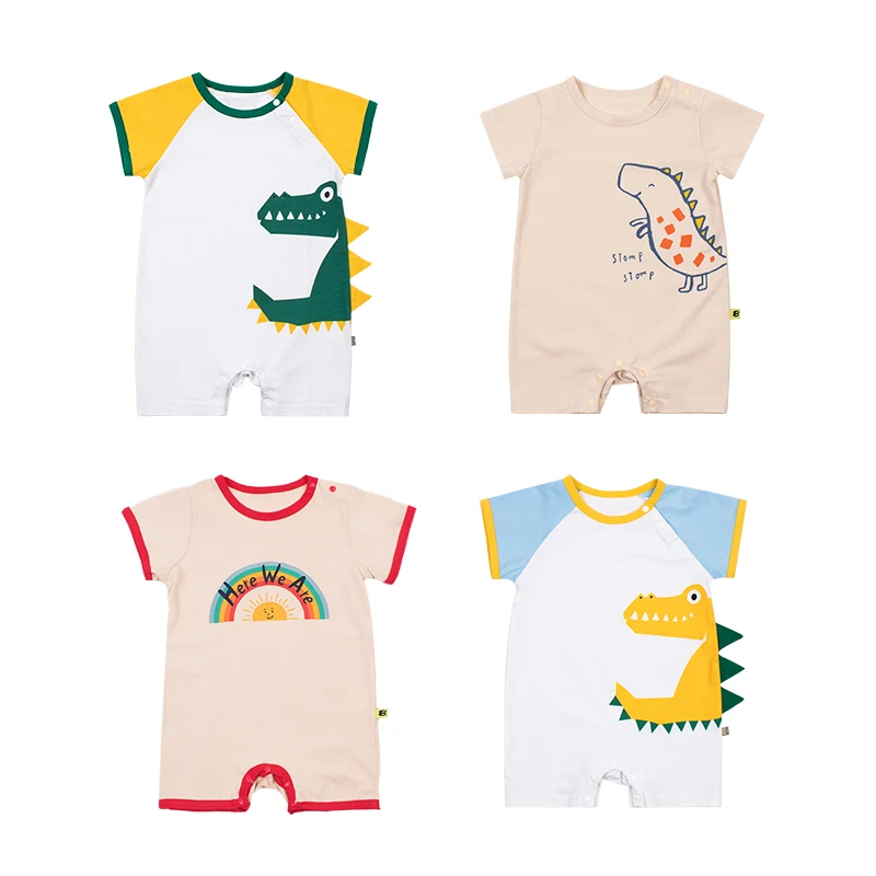 

TinyPeople NEW Baby bodysuit Baby Boys Clothes Cottons NewBorn Toddler Onesies Girls Overall Short Sleeve Infant Summer jumpsuit