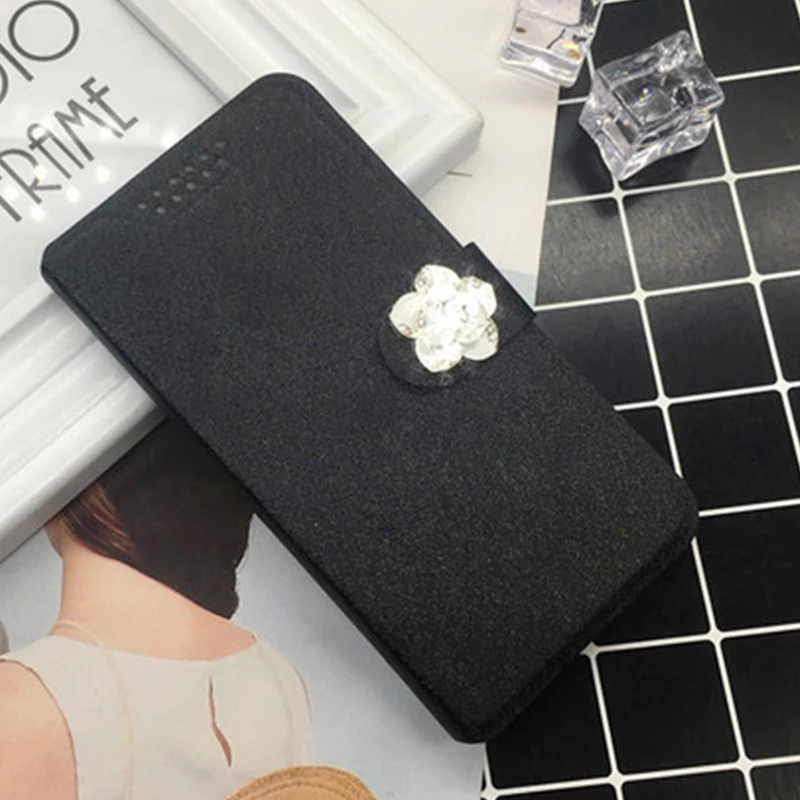 Black Flower Роскошный чехол для lg g4 g 4 f500 h818 lg 4 coque искусственная кожа quick circle посмотреть телефон флип окно Ретро Стенд Крышка - Цвет: Black Flower