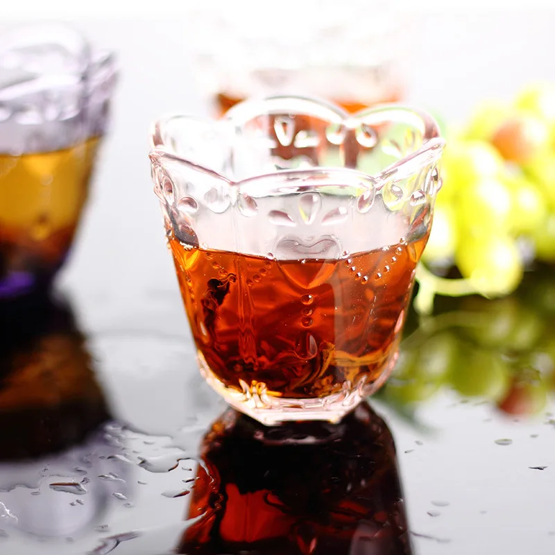 Красивая стеклянная кружка с прозрачным корпусом и гравировкой утренняя чашки