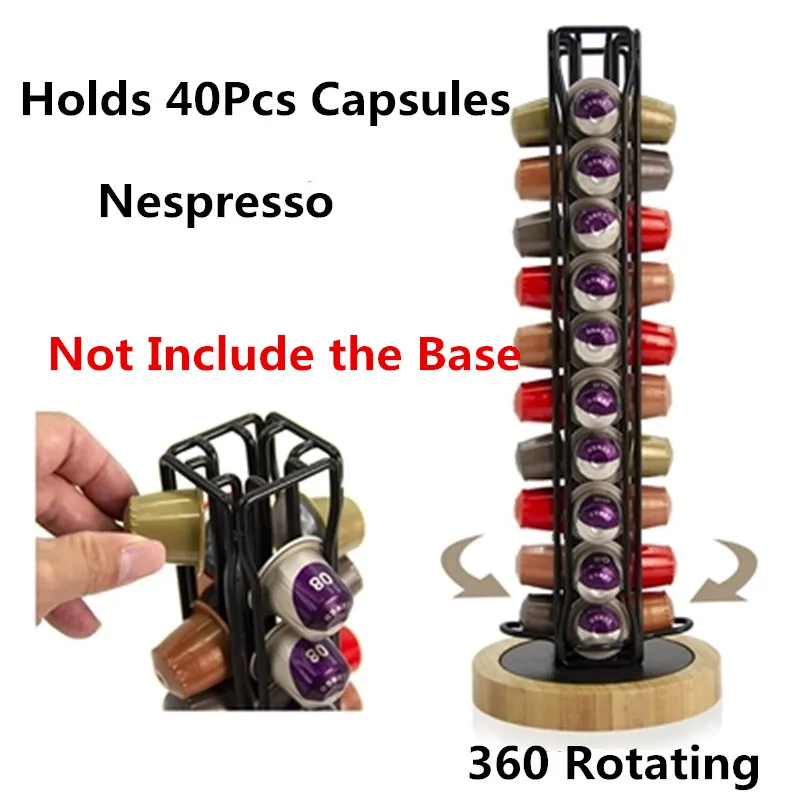 Стойка для кофе Nespresso вращающаяся стойка капсул капсулы хранения наборы