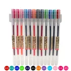 Ручка 12 шт.компл. стильная японская гелевая ручка 0,5 мм цветная чернильная ручка художественные принадлежности Школьные Канцтовары Kawai подарки 12 цветов