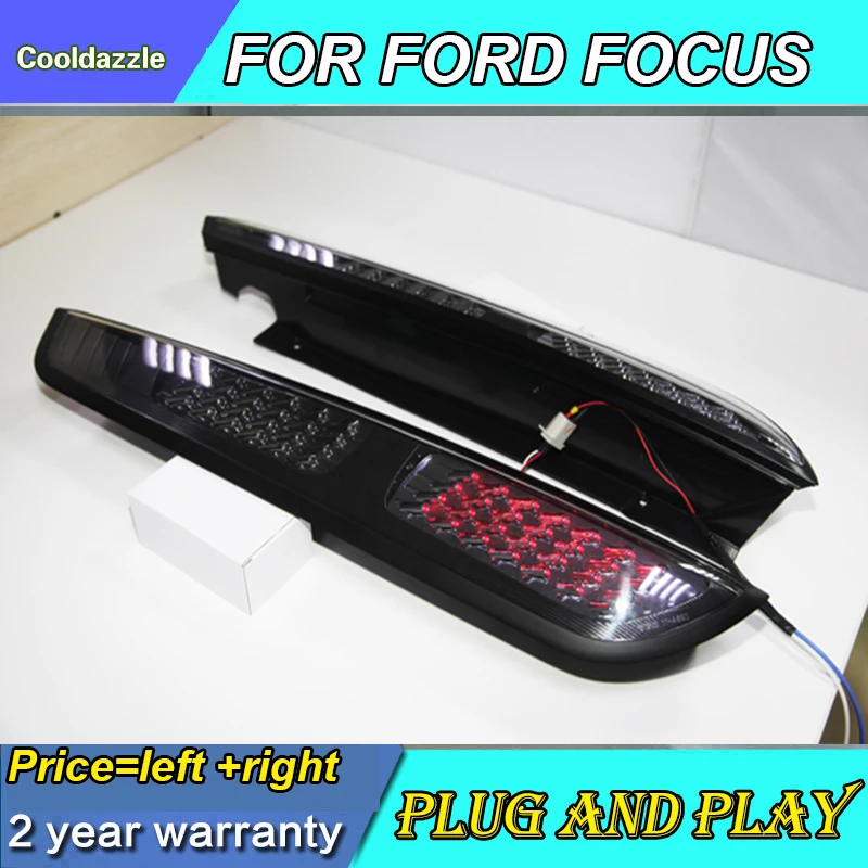 2005 2006 2007 2008 2009 2010 2011 год для Ford Focus Хэтчбек полный светодиодный задний фонарь с