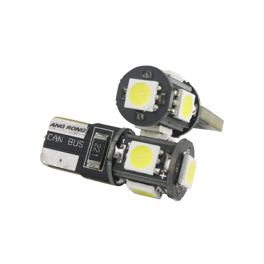 ANGRONG 2x5 SMD СВЕТОДИОДНЫЙ T10 501 194 168 W5W без ошибок Canbus автомобильные внутренние