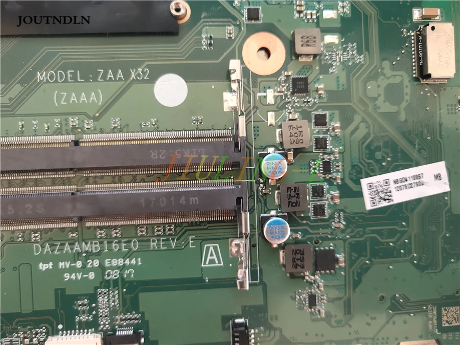 JOUTNDLN для acer Aspire E5 575G материнская плата ноутбука DAZAAMB16E0 NBGD411006 W/ I5 7200 CPU 940MX GPU
