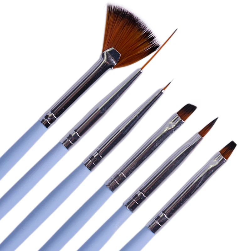 Кисть ручка для дизайна ногтей 6 шт.|dot painting|6pcs brushnail brush nail art |