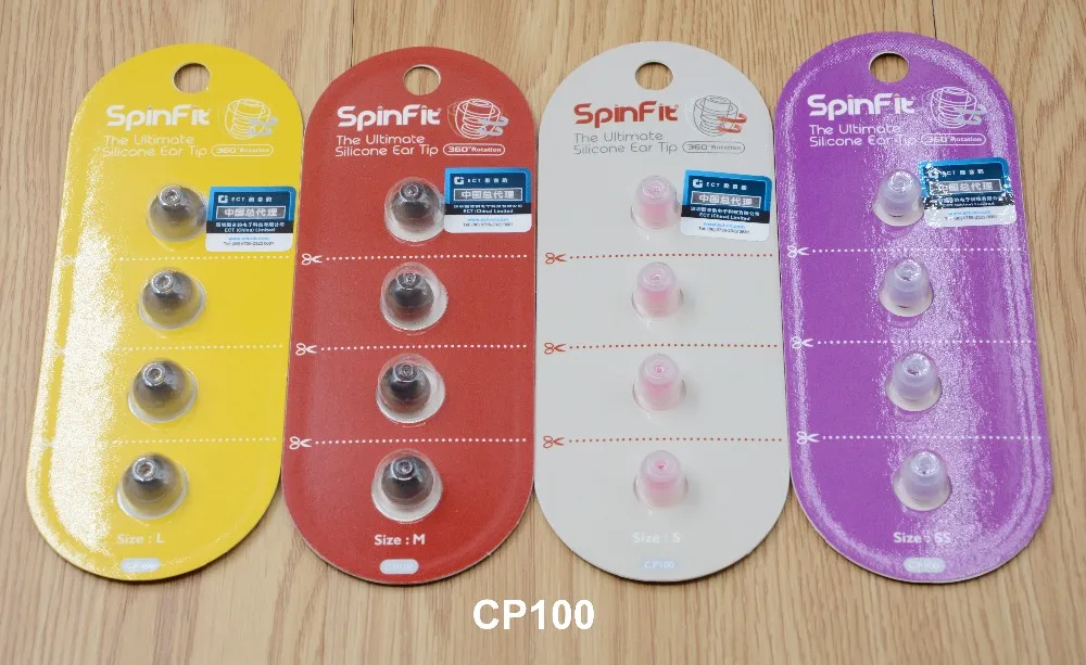 1 пара(2 шт.) Оригинальные наушники-вкладыши SpinFit CP100 CP800 CP220 CP240 патентованный силиконовый наушник инновационная технология