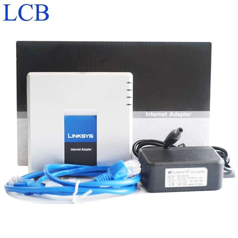 unlocked linksys pap2 pap2 na voip phone voice adapter 2 fxs ports sip voip phone adapter pap2t free global shipping