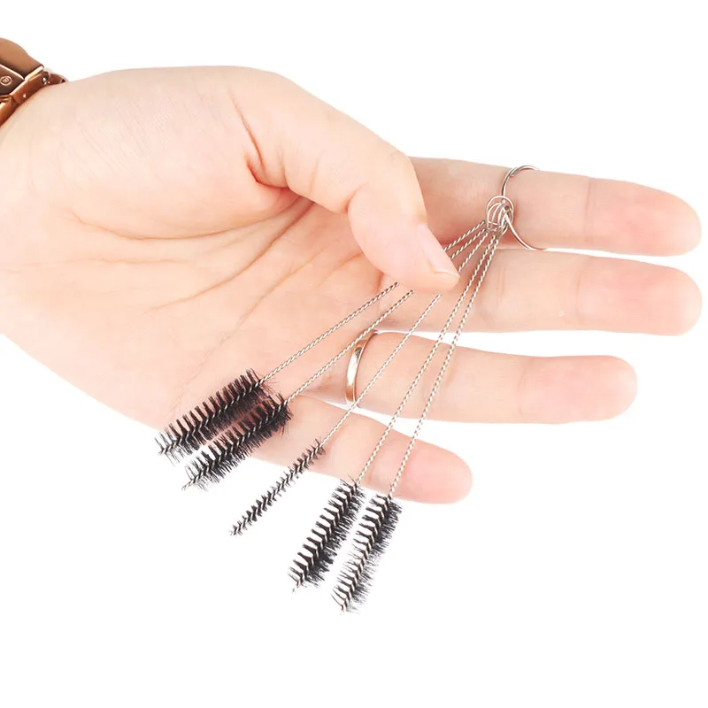 1 комплект включает в себя 5 различных размеров кистей для чистки татуировок