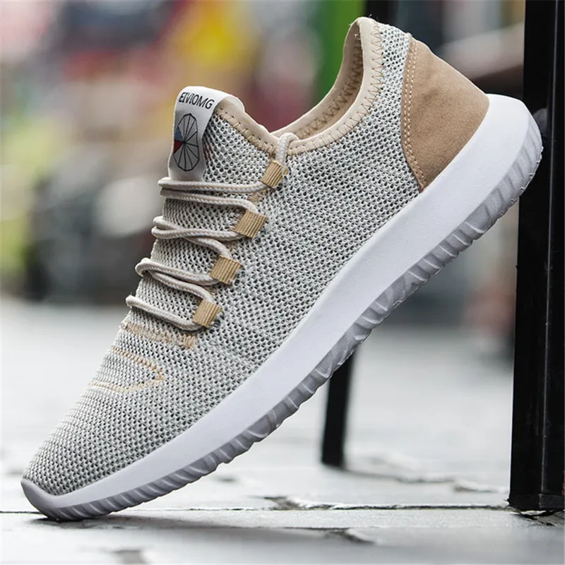 Big Size Mesh Men Casual Shoes Lac Lightweight Comfortable Breathable outdoor Walking Sneakers Tenis Feminino Zapatos | Обувь