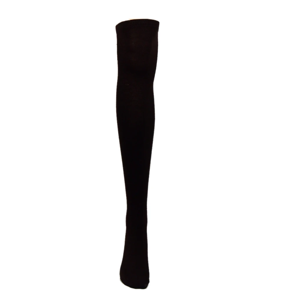 

Warm Fashion Over The Knee Socks Thigh High Thick Socks Stockings Striped Solid Color 7Choice For Women