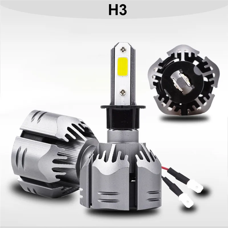YHKOMS H4 H7 светодиодный Автомобильные фары H1 H3 H8 H9 H11 9005 HB3 9006 HB4 880 881 H27 3000 K желтый 4300 K 6500 K 8000 K синий светодиодный светильник 12 V 24 V