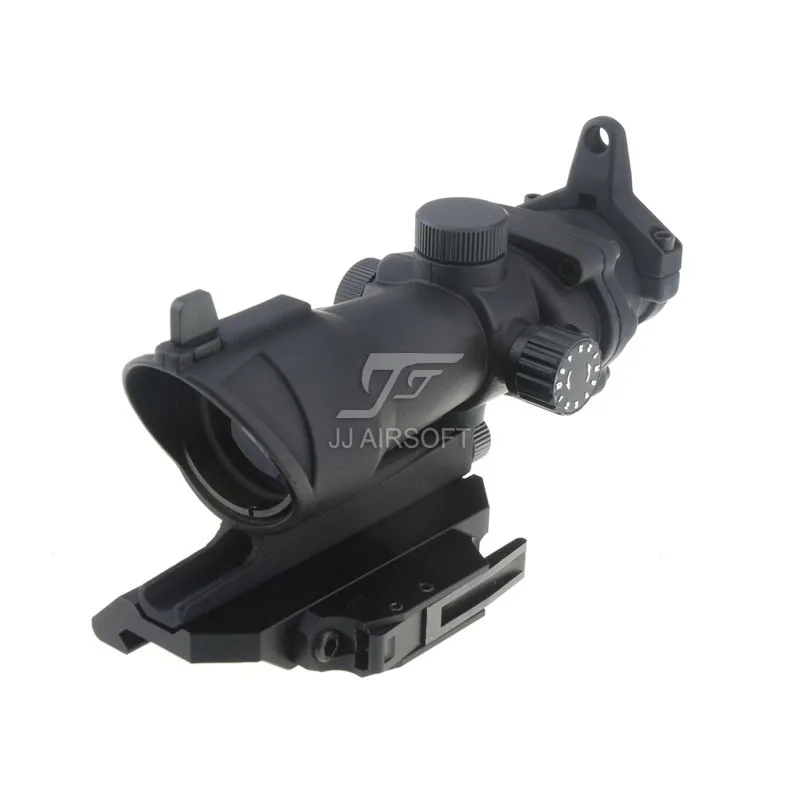 JJ Airsoft ACOG Style 4x32 прицел красная/Зеленая Сетка с Killflash AC12033 Bobro QD Mount