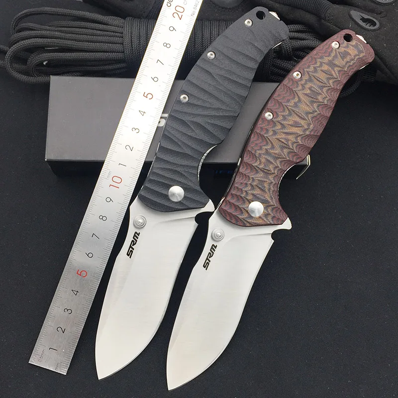 SRM 1006 ГБ 14C28N Balde G10 ручка с высокой твердостью Шарикоподшипниковый Флиппер для