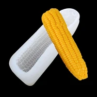 3d corn shaped silicone pudding mold fondant cake decor diy kitchen baking tool new for free shipping