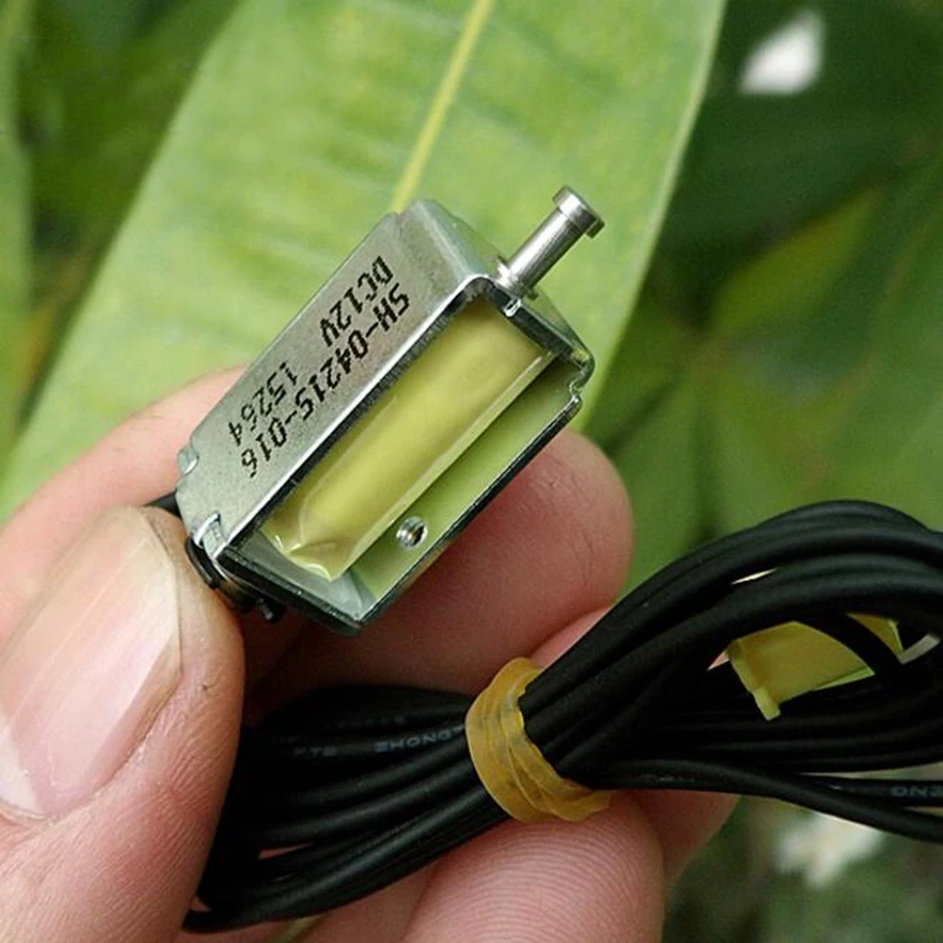 1 шт типа через ударного двухтактный DC12V прямое действие Электромагнит Магнитные