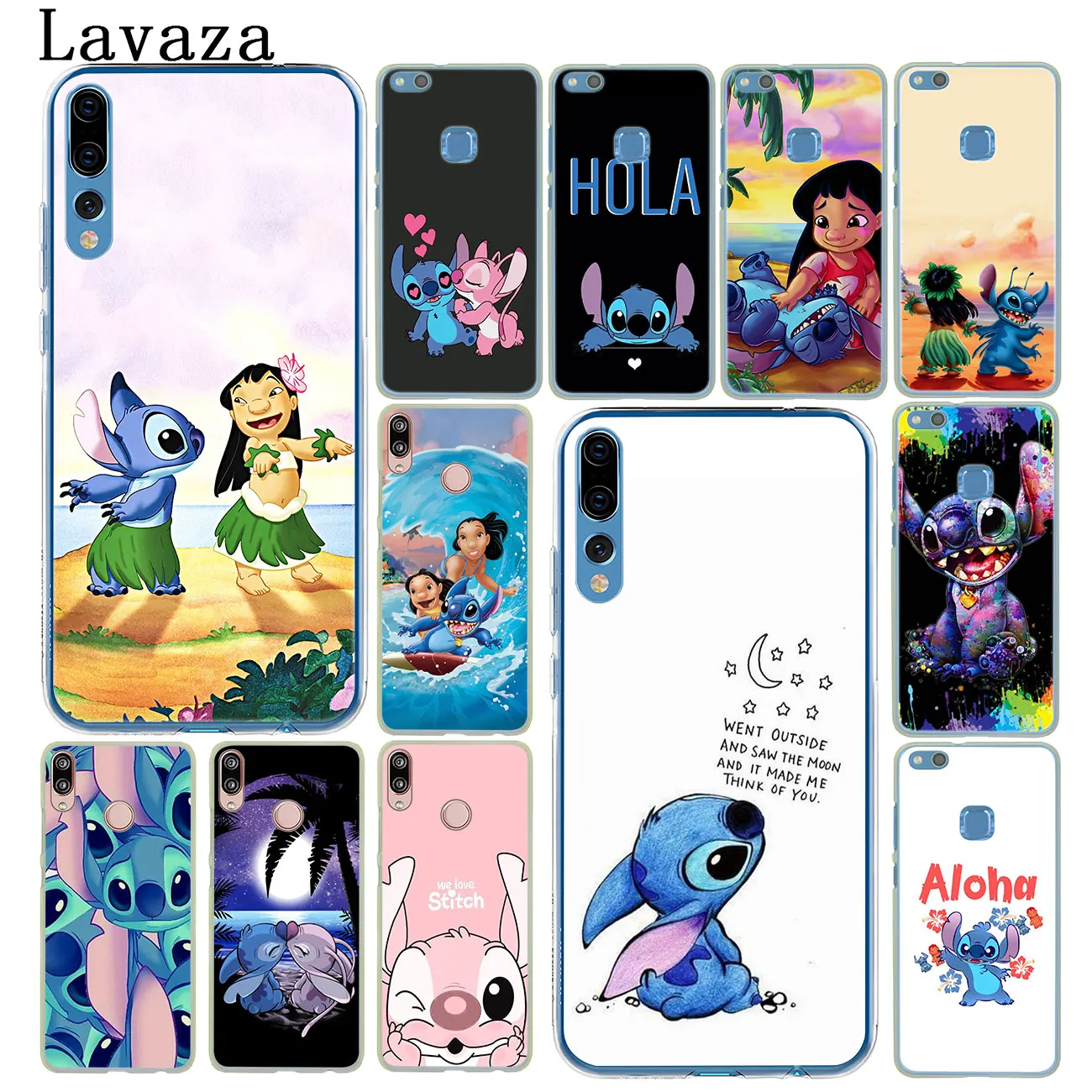 Милый чехол для телефона Lavaza Anime Lilo Stitch Huawei P30 P20 Pro P10 P9 Plus P8 Lite Mini 2016 2017 P smart Z