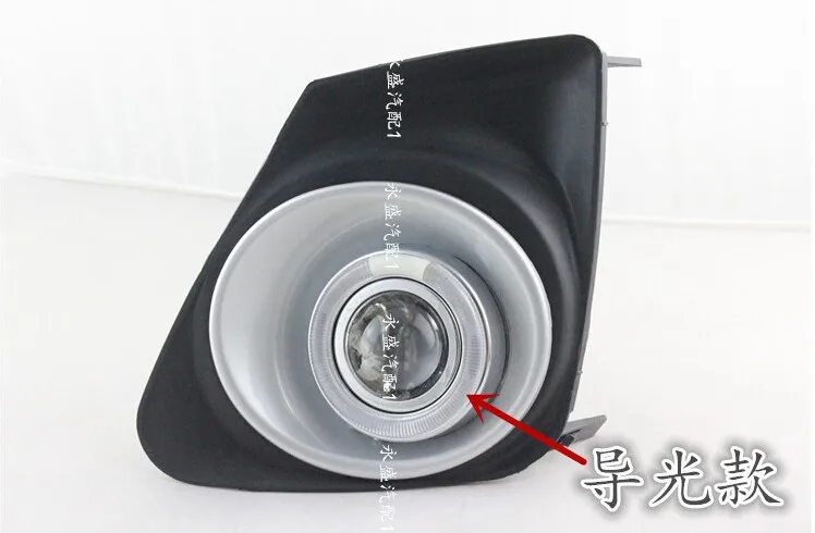 

top quality COB angel eye E13 projector lens fog lamp 5 colors led daytime running light for toyota corolla 2010-2013, one pair