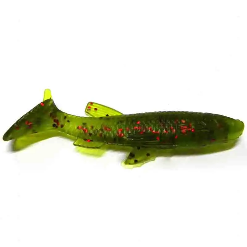 Lot 20pcs Artificial Plastic Soft Fishing Lure 5.5g/7cm Silicone Tiddler Swim Bait 4 Colors | Спорт и развлечения