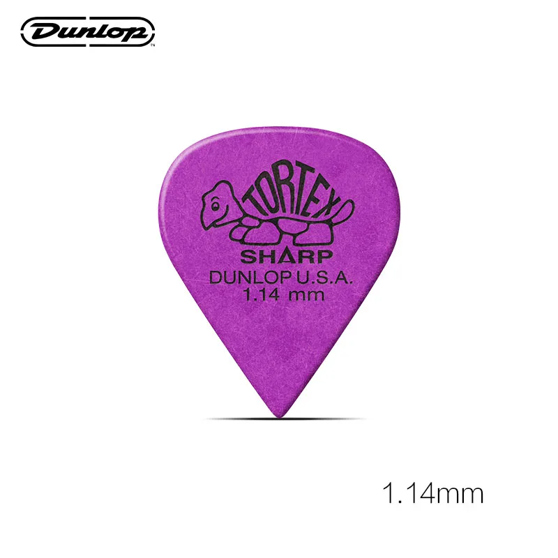 1.14mm Dunlop медиатор для акустической, электро-и бас-гитары, аксессуары для классической гитары 0,73-1,35 мм - Цвет: 1.14mm