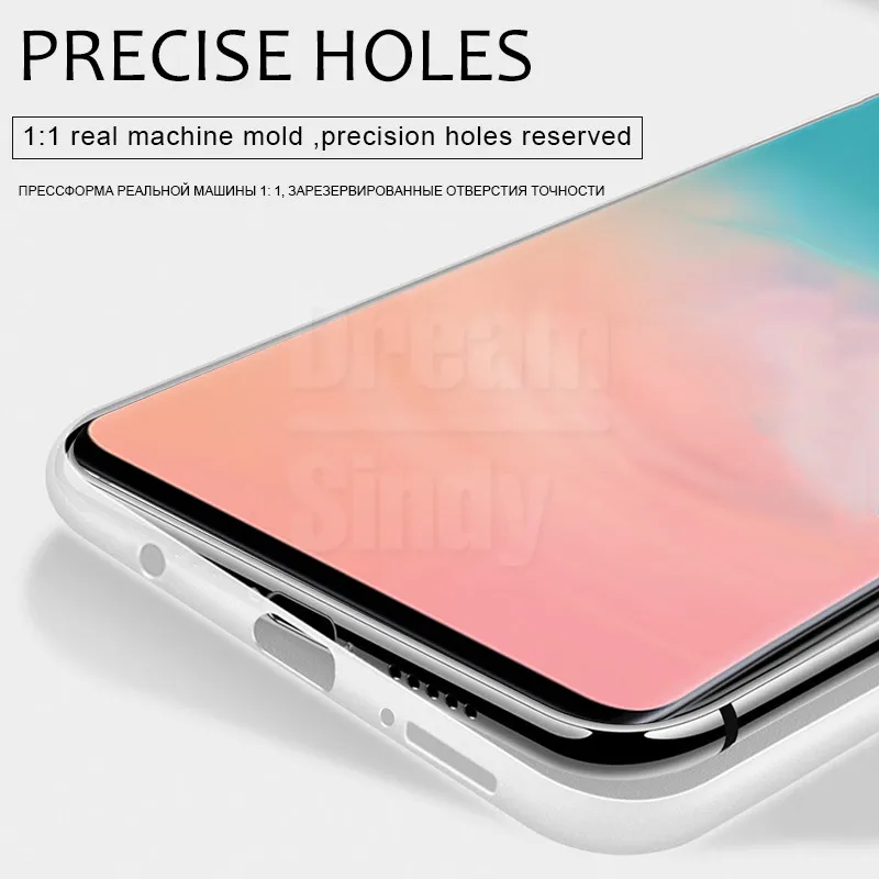Роскошный 0 26 мм Ультратонкий Мягкий полипропиленовый чехол для Samsung Galaxy S8 S9 S10 Plus
