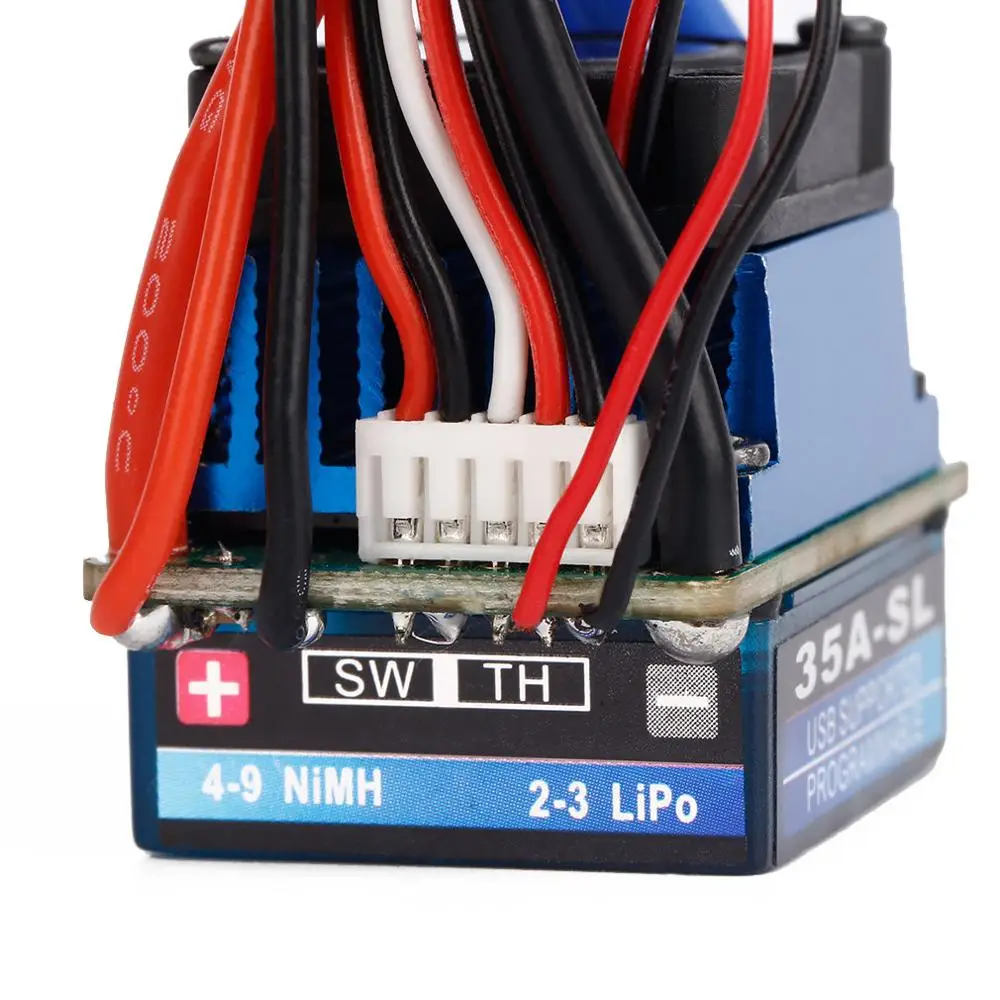 Гоночный 35A ESC бесщеточный Электрический регулятор скорости для 1:12 1:10 RC Car Truck |