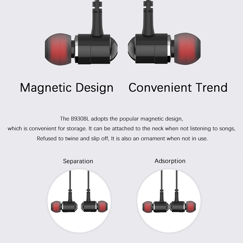 AWEI B930BL bluetooth-совместимая гарнитура с микрофоном шумоподавляющие стерео