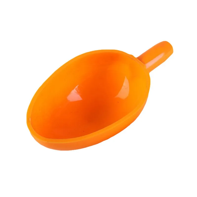 1 шт. Надежная пластиковая приманка овальная ложка для кормления карпа