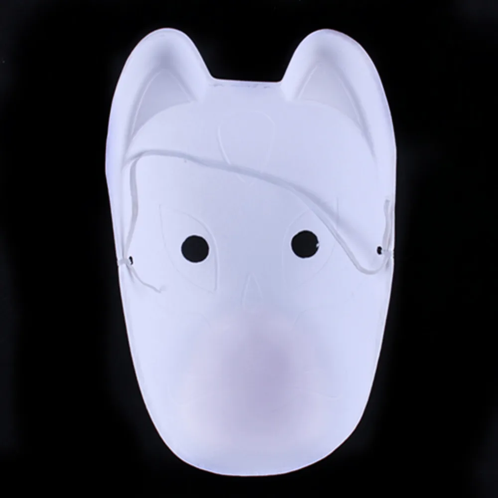 10 шт. маски для маскарада без рисунка|party mask|paper pulpmask white |