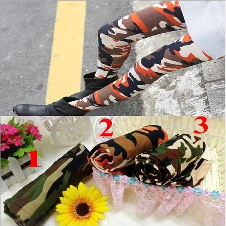 2014 sale freeshipping fashion rayon chiffon low new style of military camouflage color elastic milk nine leggings|Легинсы| |