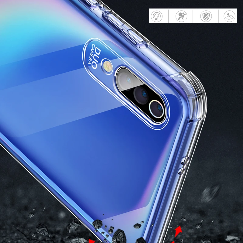 Модный бампер прозрачный мягкий чехол для Xiaomi Redmi Note 5 6 5A 6A 4A 4X S2 7 Pro Plus Силиконовый