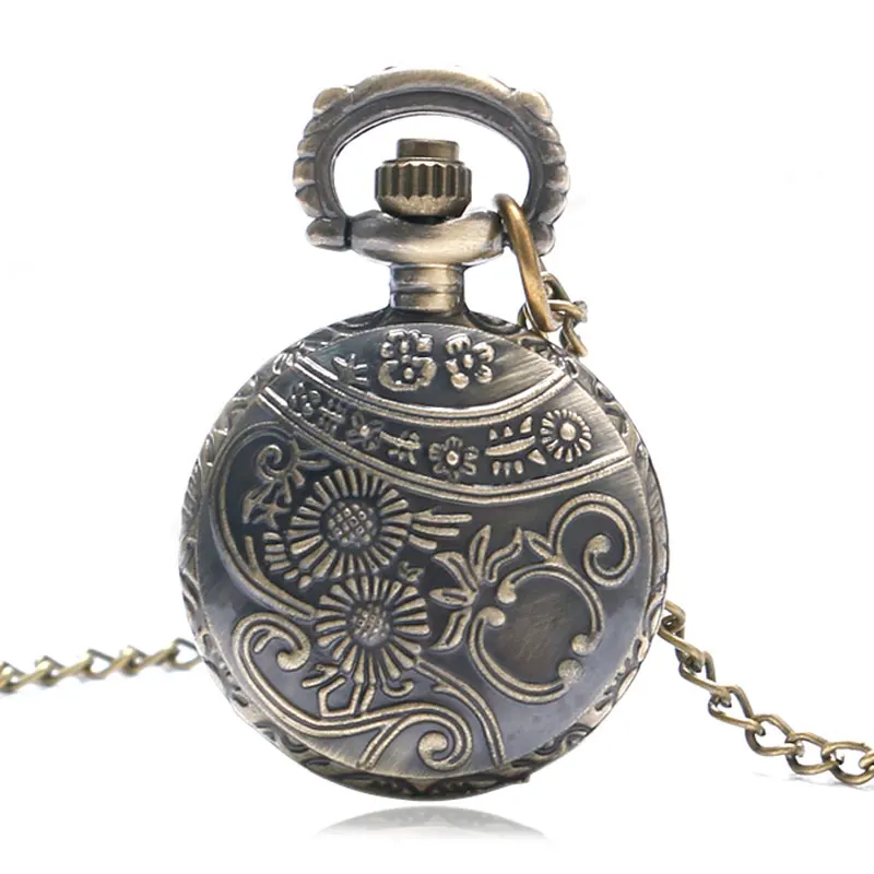 Бронзовые винтажные Стильные красивые цветы маленького размера кварцевые