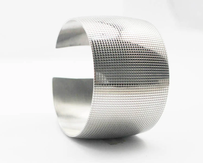 

40MM Width Exaggerate 316l Stainless Steel Bracelet Big Cuff Bangle&Bracelet Punk Opened Cuff Jewelry Bangles High Quality