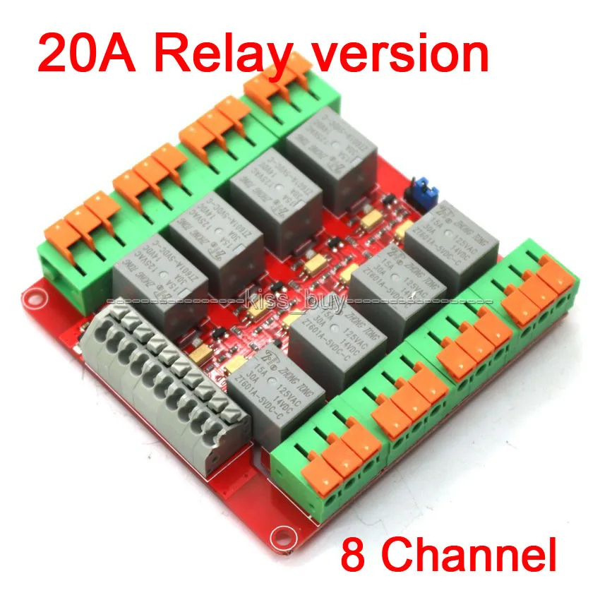 8 каналов 20A релейный модуль управления UNO MEGA2560 R3 Raspberry Pi|relay module|relay module channelmodule