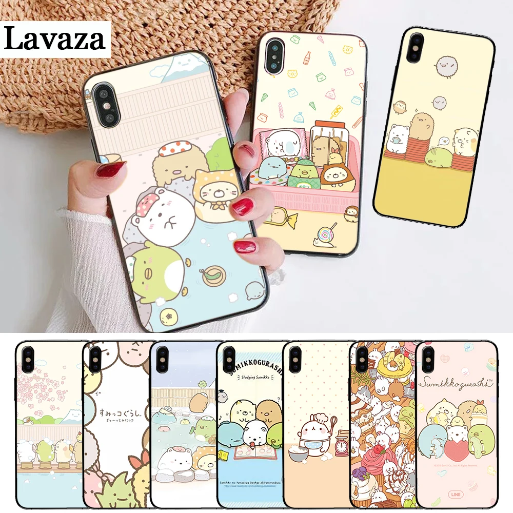 Силиконовый чехол sumikko gurashi Rilakkuma для iPhone 5 5S 6 6S Plus 7 8 11 Pro X XS Max XR | Мобильные телефоны