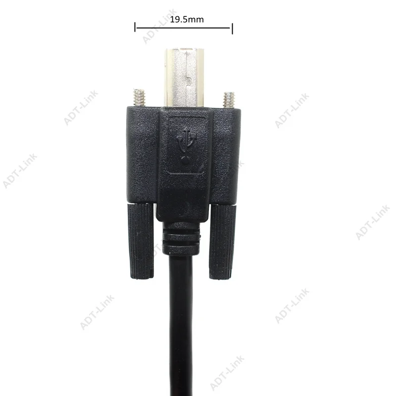 USB2.0 B Male Printer Interface Data Cable USB Type BM With screw locking For Machine Vision Industrial Camera | Электроника