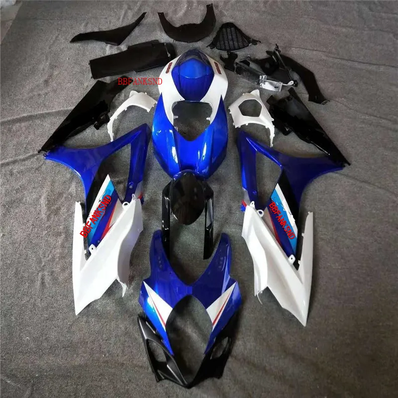 

Обтекатели Черный и белый GSX R1000 2007 2008 K7 синий боди GSX-R1000 2008 набор для всего тела для Suzuki GSX-R1000 2008 2007