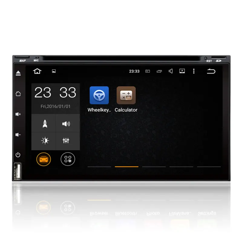 Четырехъядерный 6 95 дюймовый автомобильный dvd android 9 0 двойной din gps-навигация Wifi +