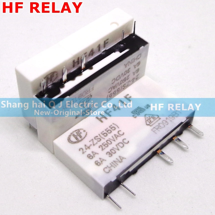 HF relay HF41F 24 ZS 12 (555) 6A 1CO 5V 12V 24V вафельное реле новое и оригинальное|Реле| |