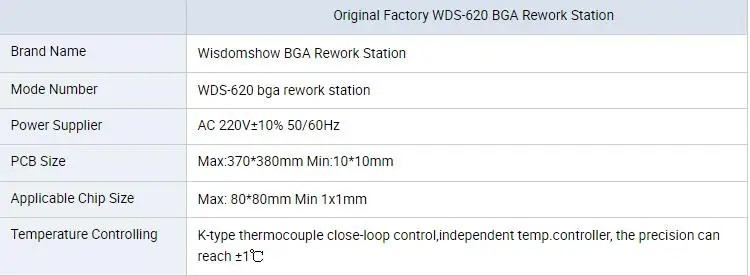 Удобная операционная система автоматическая оптическая bga wds-620 для ноутбука/мобильного телефона/ps3/xbox консоли