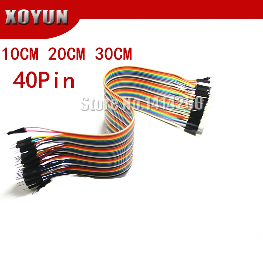 Dupont Line 10 см, 20 см, 30 см, 40-контактный штекер-штекер, гнездо-штекер, гнездо-гнездо, коннектор для провода, макетная плата, печатная плата