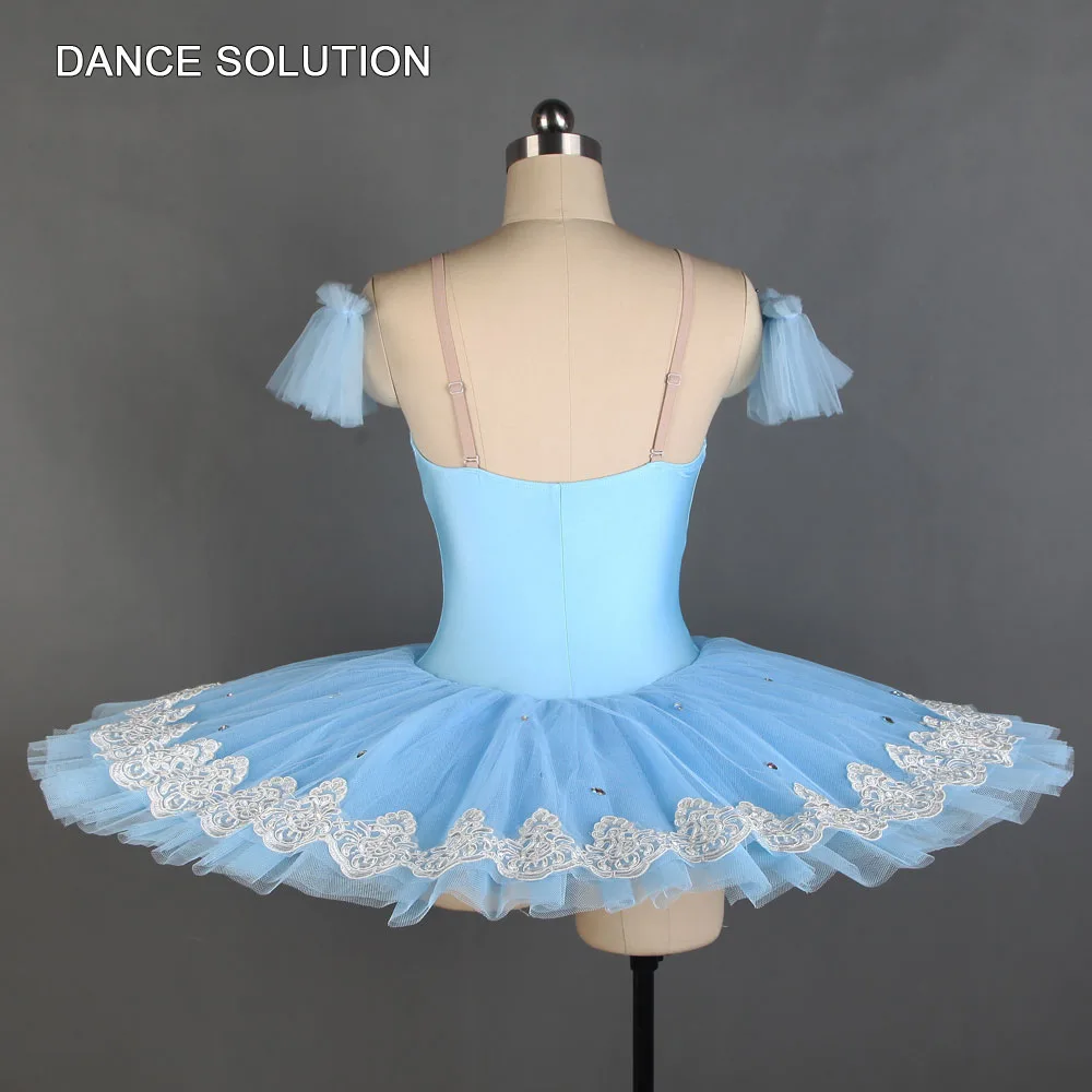 Профессиональное балетное платье-пачка лиф из спандекса с блинной юбкой-пачкой