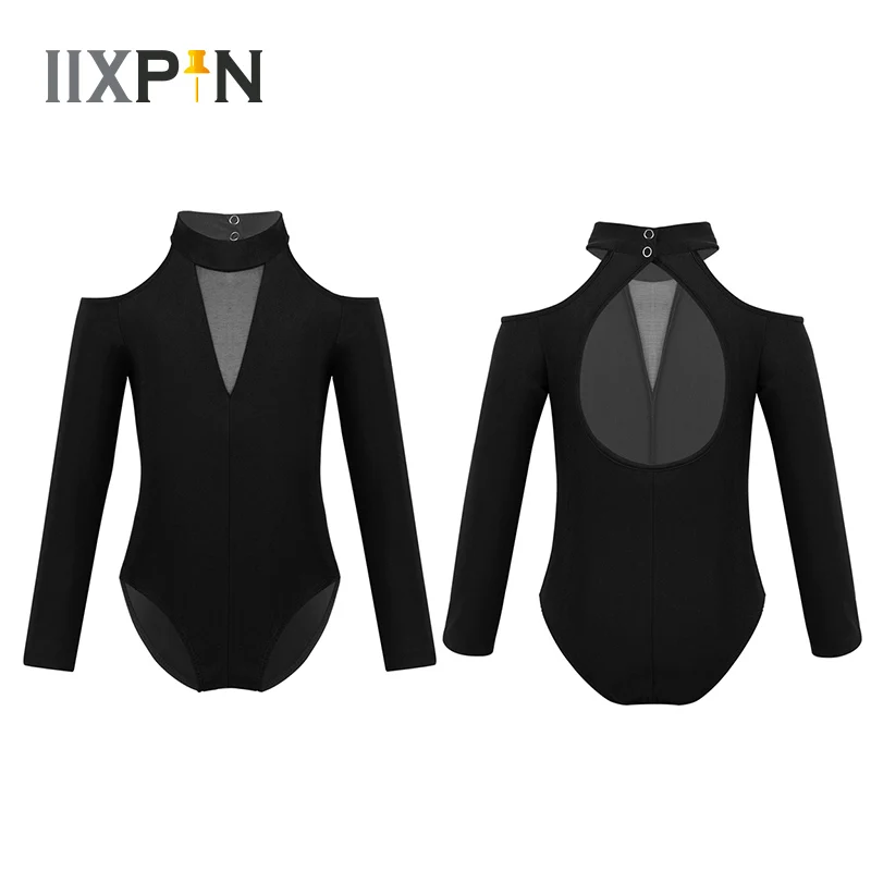 IIXPIN Kids Girls Ballet Leotards Long Sleeves Mock Neck Cutout Back Ballet Dance Gymnastics Leotard Jumpsuit Body suit For Girl
IIXPIN Kids Girls Ballet Leotards Long Sleeves Mock Neck Cutout Back Ballet Dance Gymnastics Leotard Jumpsuit Body suit For Girl