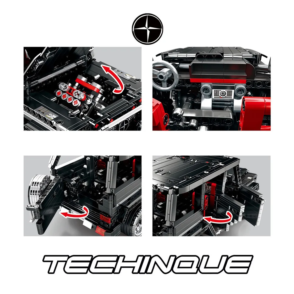 Technic G Class SUV G500 внедорожники автомобильные строительные блоки набор кирпичей
