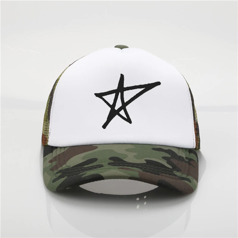 Fashion net cap Avril Lavigne Printing baseball Men and women Summer Trend Cap New Youth Joker sun hat Beach Visor | Аксессуары для