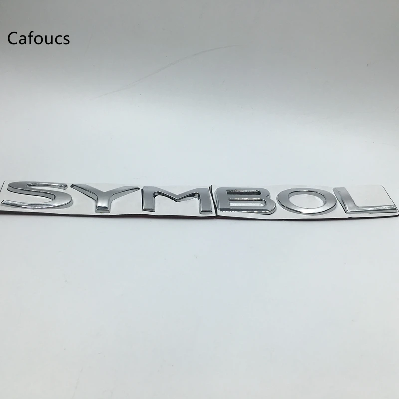 

Cafoucs For Renault Symbol Emblems Tail Rear Trunk Logo Stickers