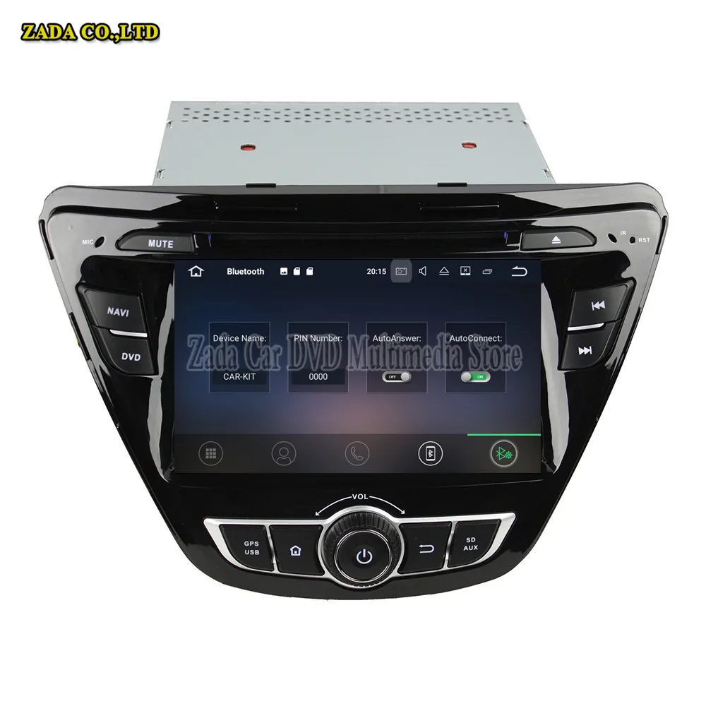 NaviTopia 7 дюймов 4 ядра 2 ГБ Android 8 1 автомобиля gps навигации для hyundai Elantra 2014 с Поддержка