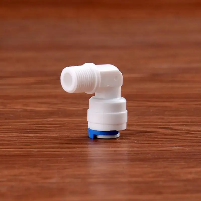 

1/8" Male Thread - 1/4" OD Tube PE Pipe Fitting Hose Elbow Quick Connector Aquarium RO Water Filter Reverse Osmosis System