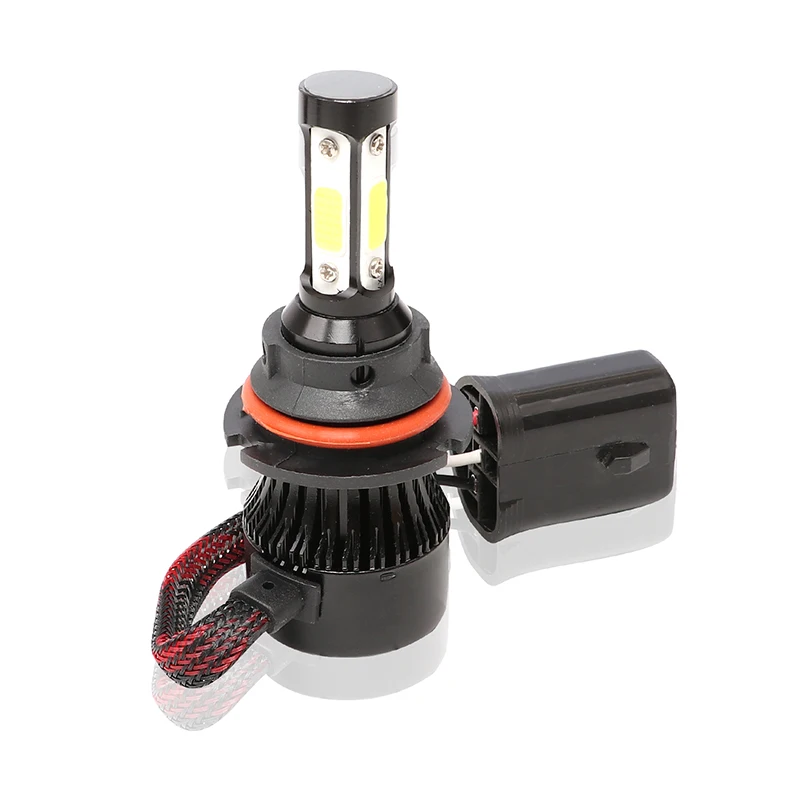 Aslent 4 стороны люмен COB 100W 12000lm светодиодный лампы H4 H7 H11 H13 HB3 9005 HB4 9006 9004 9007 автомобилей головной светильник авто фары светильник 12v